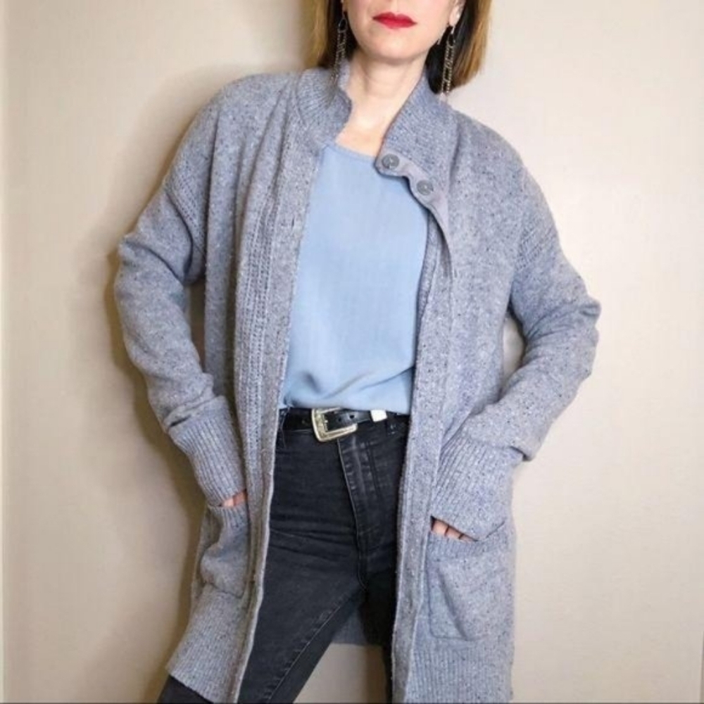 💘 Royal Robbins merino wool button front cardigan L - Picture 5 of 12